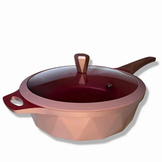 Frigideira 28 Cm Antiaderente Cerâmico Fundo Triplo Indução