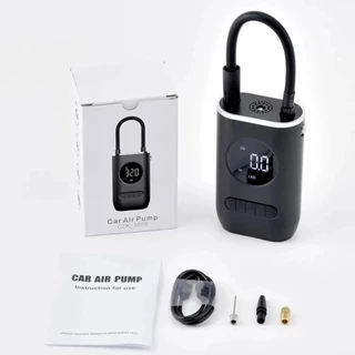 Bomba Compressor de Ar Portátil Digital Super Potente com Lanterna Recarregável Bivolt
