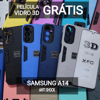 Capa Capinha anti impacto Samsung Galaxy A14 / Capa capinha anti shock para Samsung A14 color armor