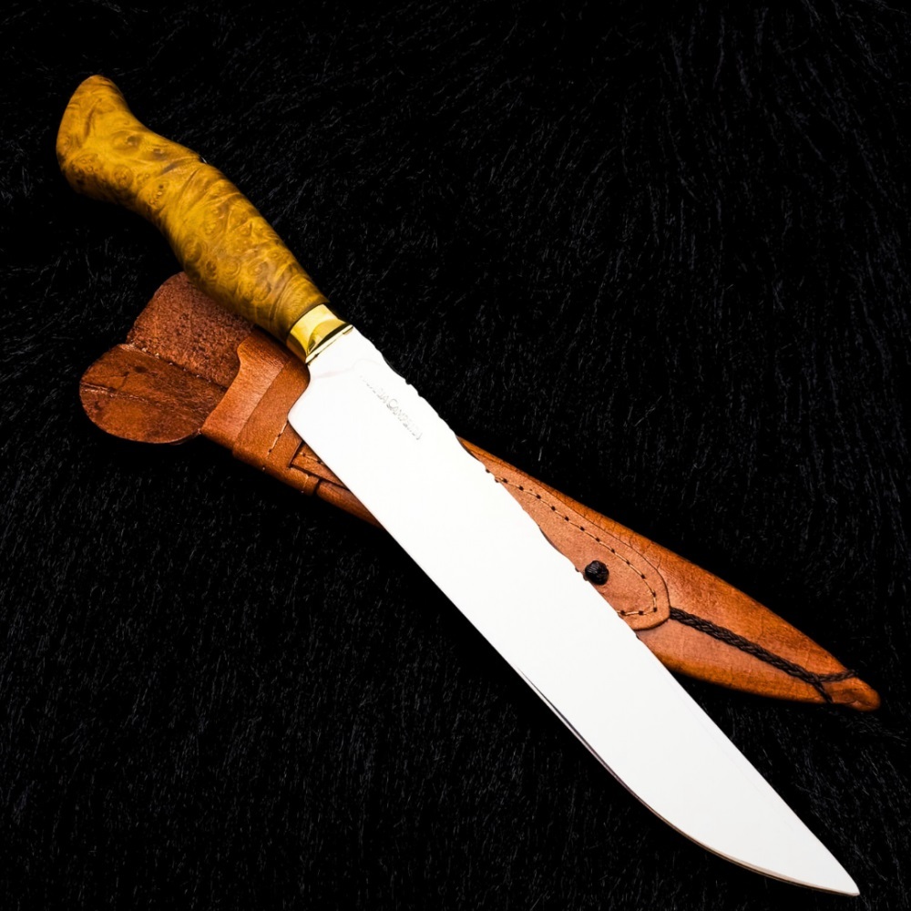 Faca Para churrasco Picanheira Tradição v2.0 Original Cutelaria Iguaria Campeira + Presente bainha em couro bovino