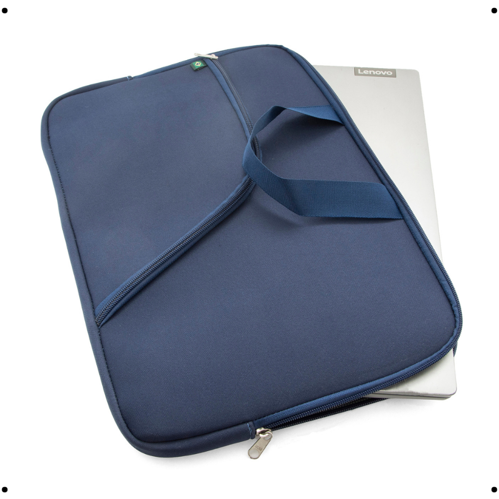 Pasta Case Com Bolso 14/15/17 Polegadas Reforçada Notebook Neoprene ...