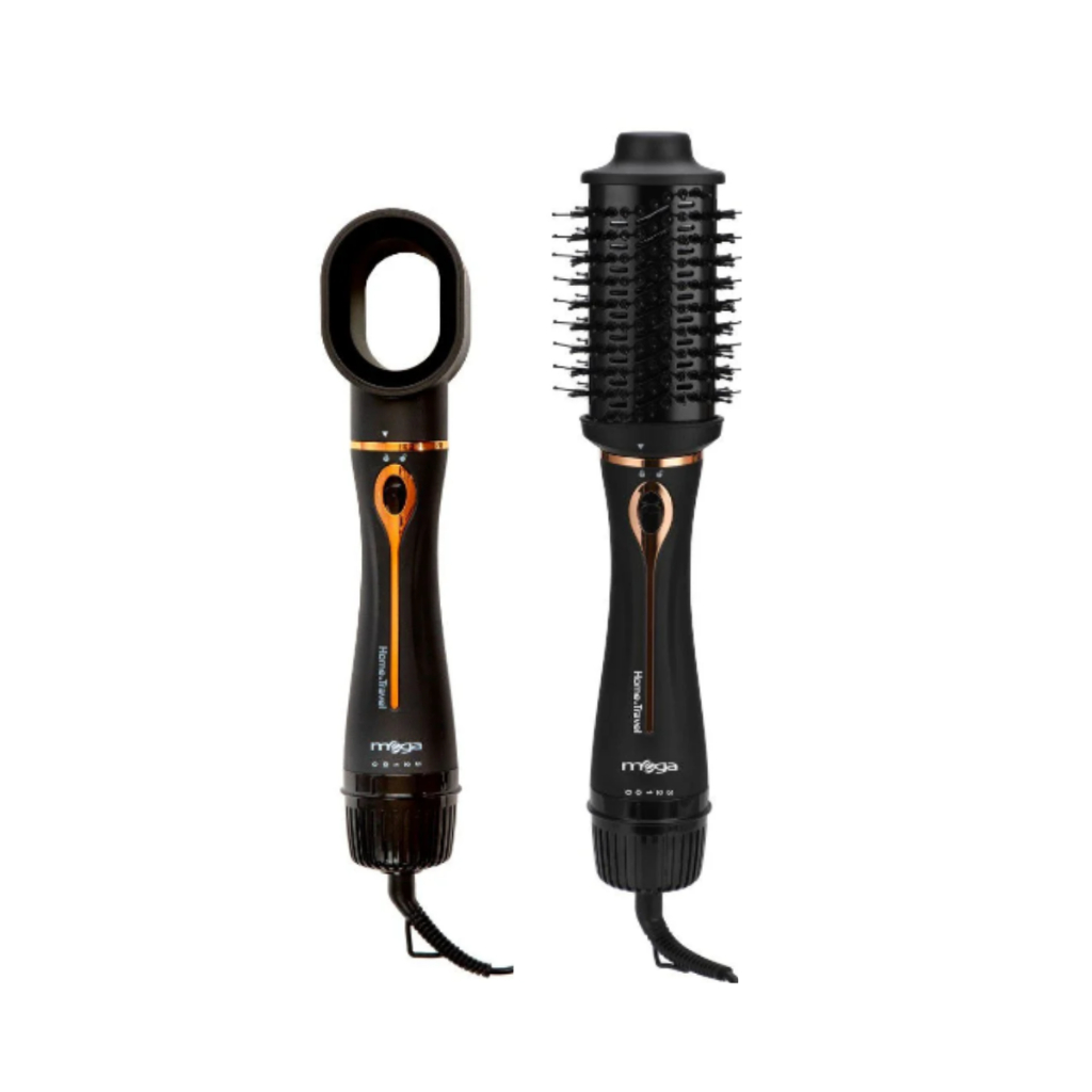Escova Secadora 1200w Mega Modelo Home e Travel 3em1 Revestimento ...