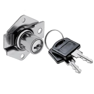 Fechadura 22mm Porta Gaveta Armário Móveis 2 chaves