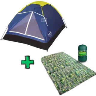 Kit Barraca 2 Pessoas Camping Acampament + Colchonete Casal em Oferta na Shopee