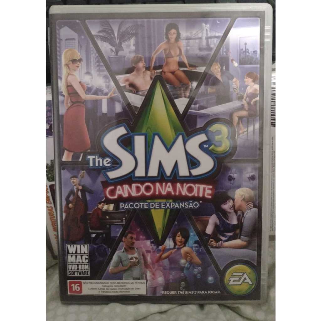 dvd the sims 3 caindo na noite 1125