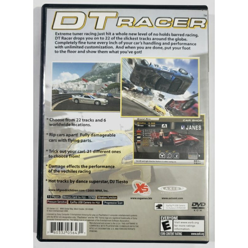 Playstation 2 Dt Racer ((( Jogo Original ))) | Shopee Brasil