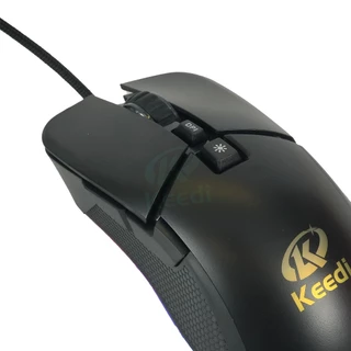 Mouse Gamer Ergonômico RGB Até 7200dpi Com Fio 1.5M KEEDI MOU905