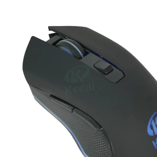 Mouse Gamer RGB 6 Teclas oferece 4 níveis de DPI Keedi MOU904