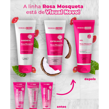 Kit Limpeza de Pele Profunda Rosa Mosqueta Skin Care Completo - 3