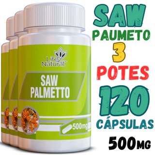 Saw Paumeto 100% Puro 120 Cápsulas Original