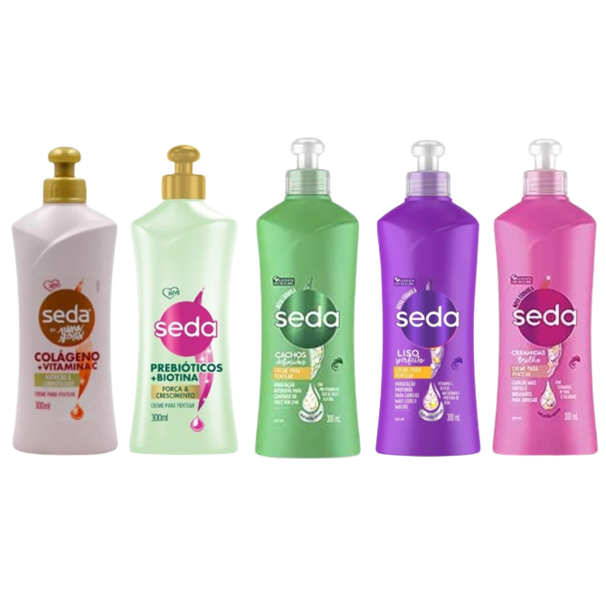 Creme de Pentear Seda Fragrâncias 300ml | Shopee Brasil