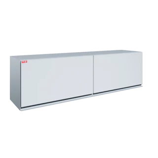 Armário Aéreo de Lavanderia 0345 CLD 120 Cm 2 Porta Basculante Branco