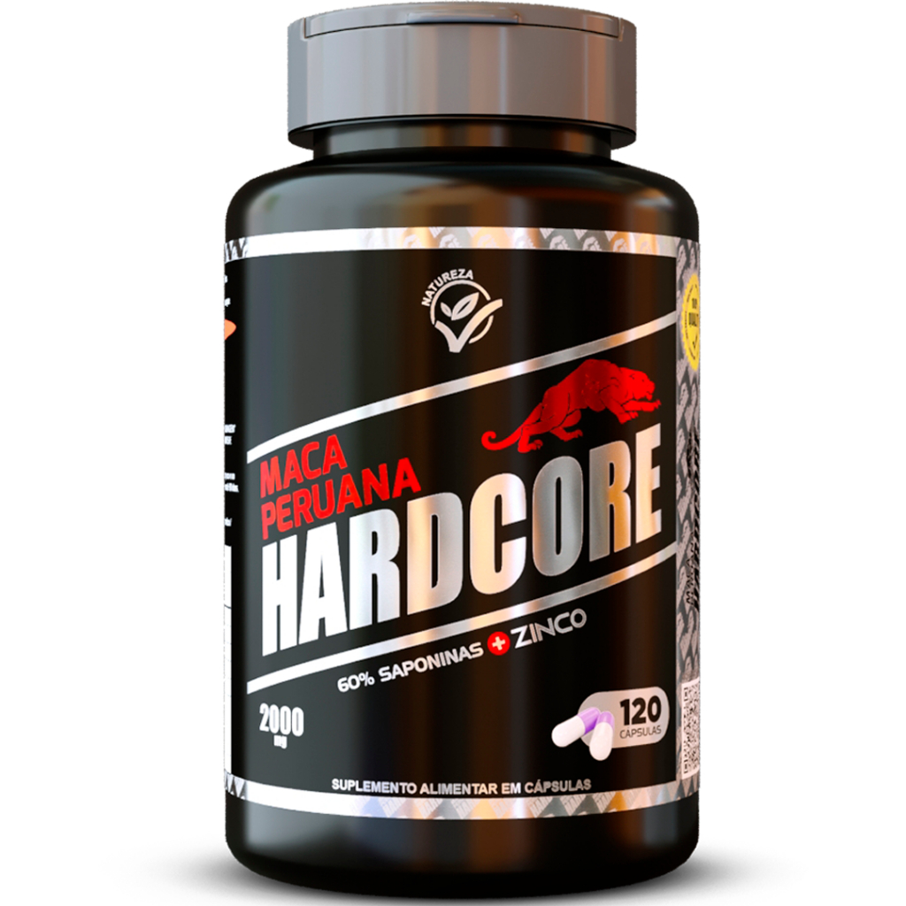 Energetico Hardcore mais maca 120 Capsulas cada