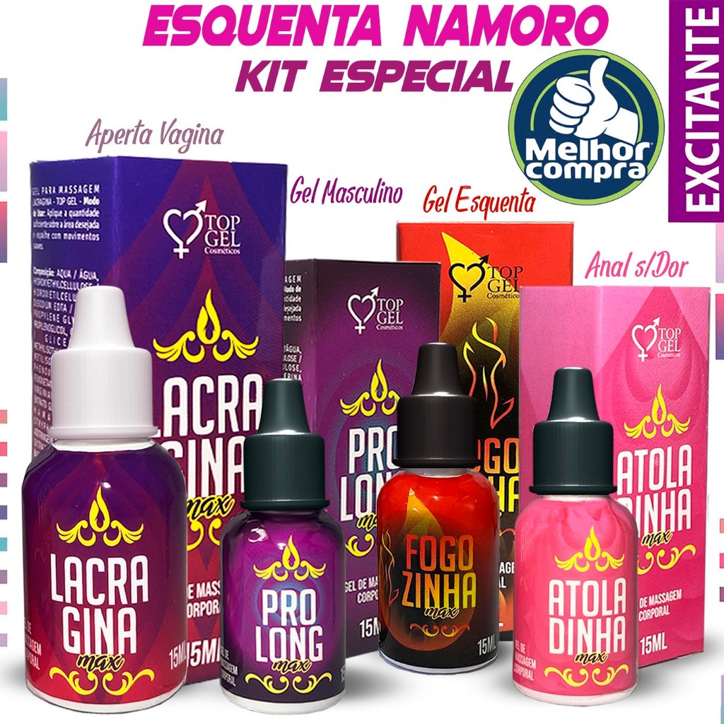 kit sexy shop Os Melhores Geis sex shop Produtos eróticos lubrificante  intimo anal e sexual outros 15ml | Shopee Brasil