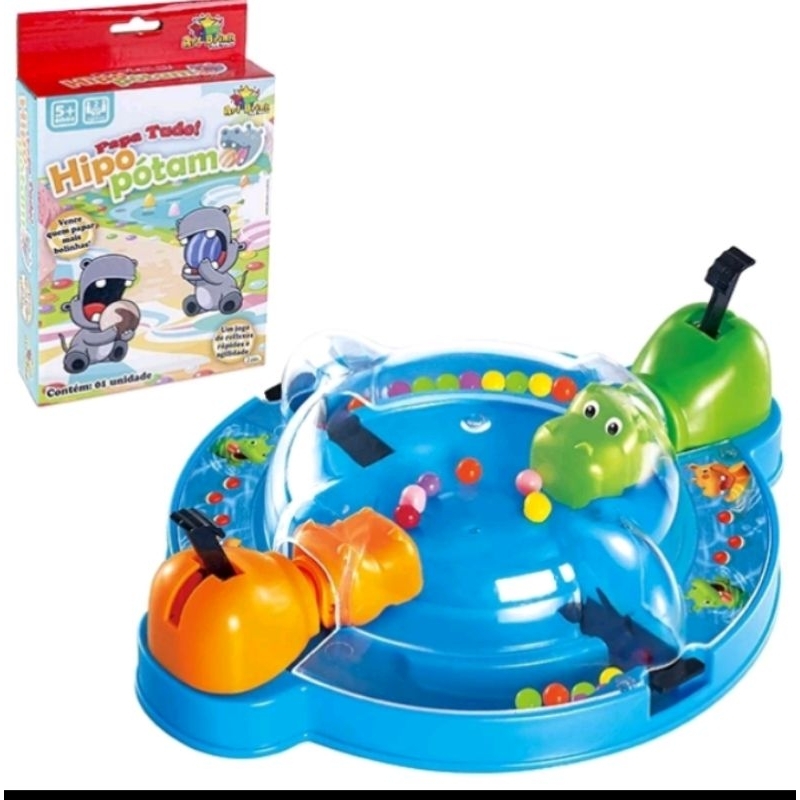 Jogo de Tabuleiro Hipopótamo Comilão Joguinho Infantil | Shopee Brasil