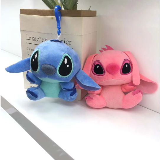 Kit 2 Unidades Casal Lilo Stitch Angel Urso De Pelúcia Ursinho Ursinhos Carinhosos Coisas Do 9029