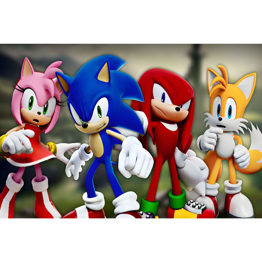 Painel De Festa Infantil Turma do Sonic P_277 | Shopee Brasil