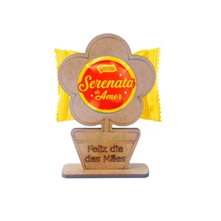 Kit 30 Lembrancinhas Encantadoras  Porta Bombom Flor 01 Dia das MÃES em Oferta na Shopee