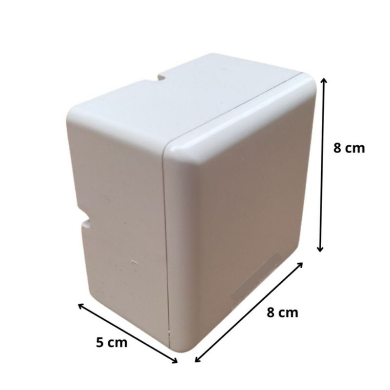 Caixa Sobrepor Para Câmeras CFTV - 80x80x50mm