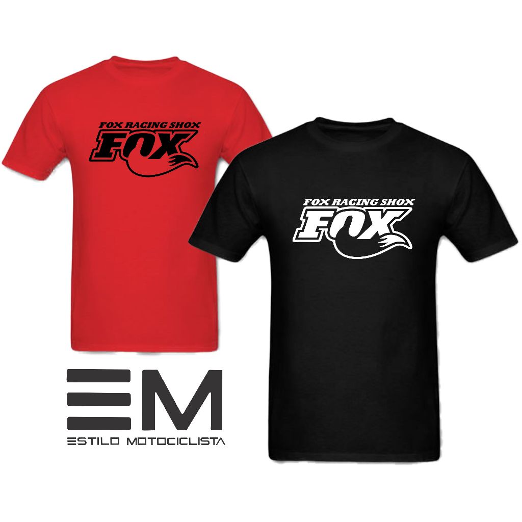 Camiseta Fox Motocroos Motociclista masculino e feminino.
