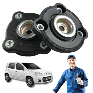 Par Coxim Amortecedor suspensão Dianteiro Fiat Argo Uno 2010