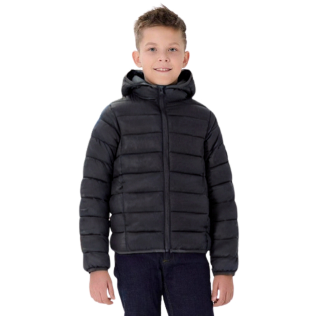 Jaqueta infantil juvenil masculina bobojaco peluciado gominho