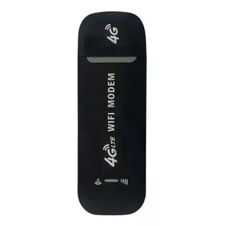 Modem 4g Lte Wifi Usb 150mbps Portátil Sim Card Chip Cor Preto