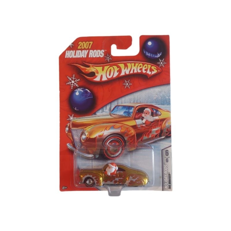 Hot Wheels Tail Dragger Holiday Rods - Natal - Papai Noel
