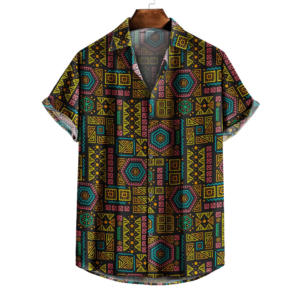 Spilla Fiore In Cotone Africano – Stampa Kente Multicolore – Accessorio Unisex