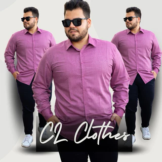 camisa social masculina plus size tamanho grande slim Fit moda masculina pronta entrega envio rapido