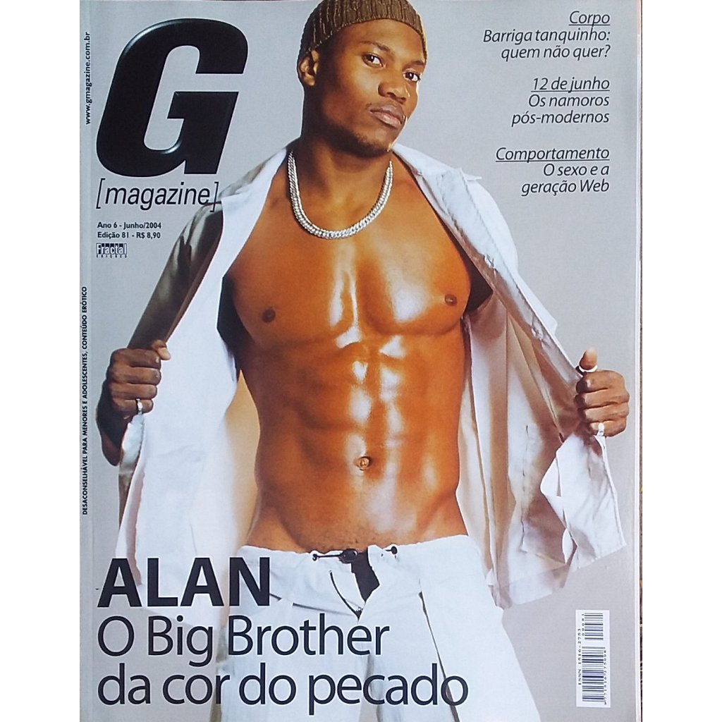 Revista G Magazine Edição nº 81 Alan o Big Brother | Shopee Brasil