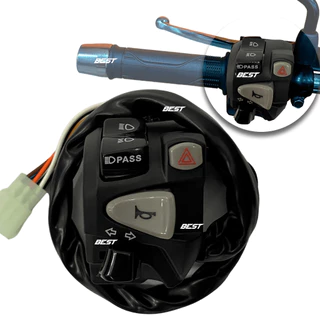 Punho Chave De Luz Nc 750/700 Pisca Alerta Titan 150 Fan 150 Com Lampejador