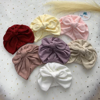 Turbante Touca Para Bebê Menina Tricot