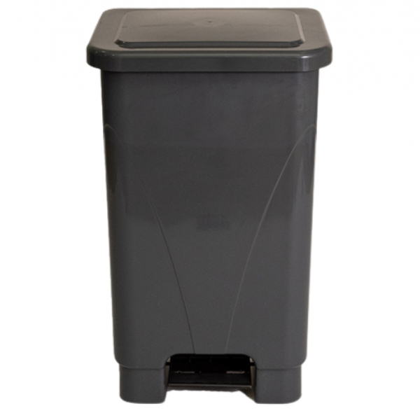 Lixeira com Pedal 50 Litros Preta