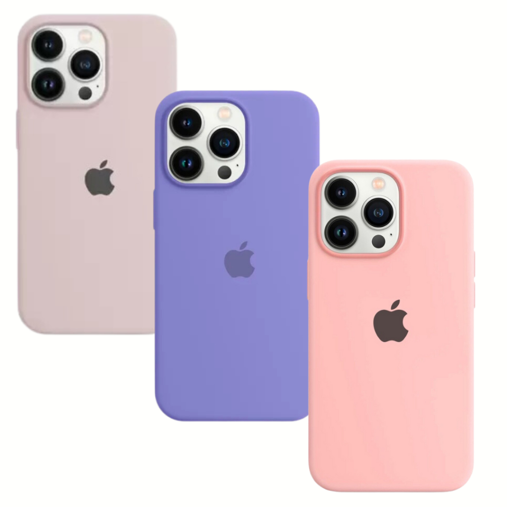 Capinha Iphone 13 pro Max capa silicone aveludada case varias cores ...