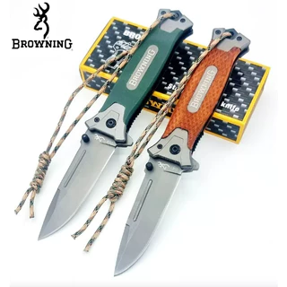 Canivete Tático Semi Automatico Browning 364 Verde Musgo