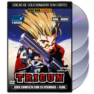 Trigun Série Completa e Dublada em DVD (Dual-Áudio)