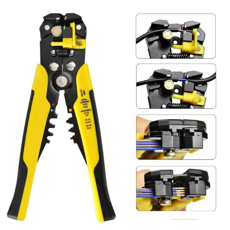 5 Em 1 Alicate Automático Decapador Crimpador Alicate De Eletricista Descacador Fios Decapador Fio Automático Promoção das vendas