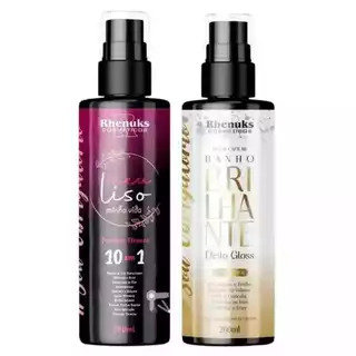 Kit Spray Capilar Meu liso + Spray Capilar efeito GLOSS BANHO BRILHANTE 200ml CADA