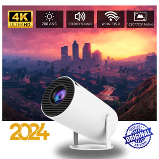 Projetor 4K Cinema HY300, TV B0x 150 Polegadas, Smartphone, Celular, Bluetooth Android -Envio Rápido