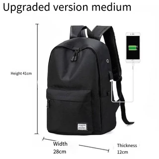 Mochila masculina Para Notebook Moda 15.6 Polegadas Fone de ouvido e USB