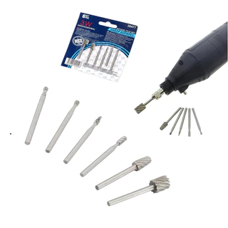 Limas Fresas Rotativas Entalhes ,Desbastes ,Dremel e Micro Retificas em Geral kit 06 PROMOÇÃO!!