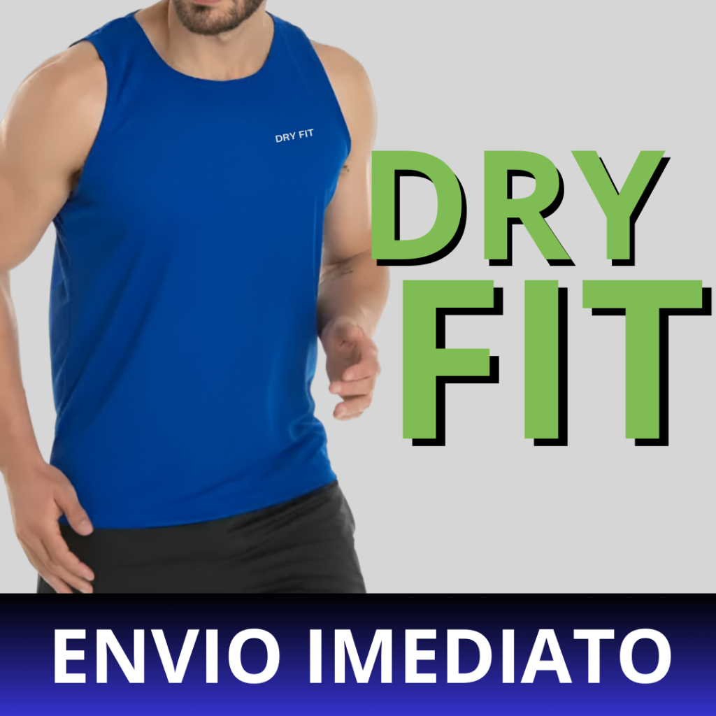 Regata Masculino Dry Fit Camisa Masculina Corrida Camiseta Slim Fit Academia e Treino Dri Fit