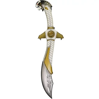 Power Ranger Branco Espada Sabre Cosplay Fantasia