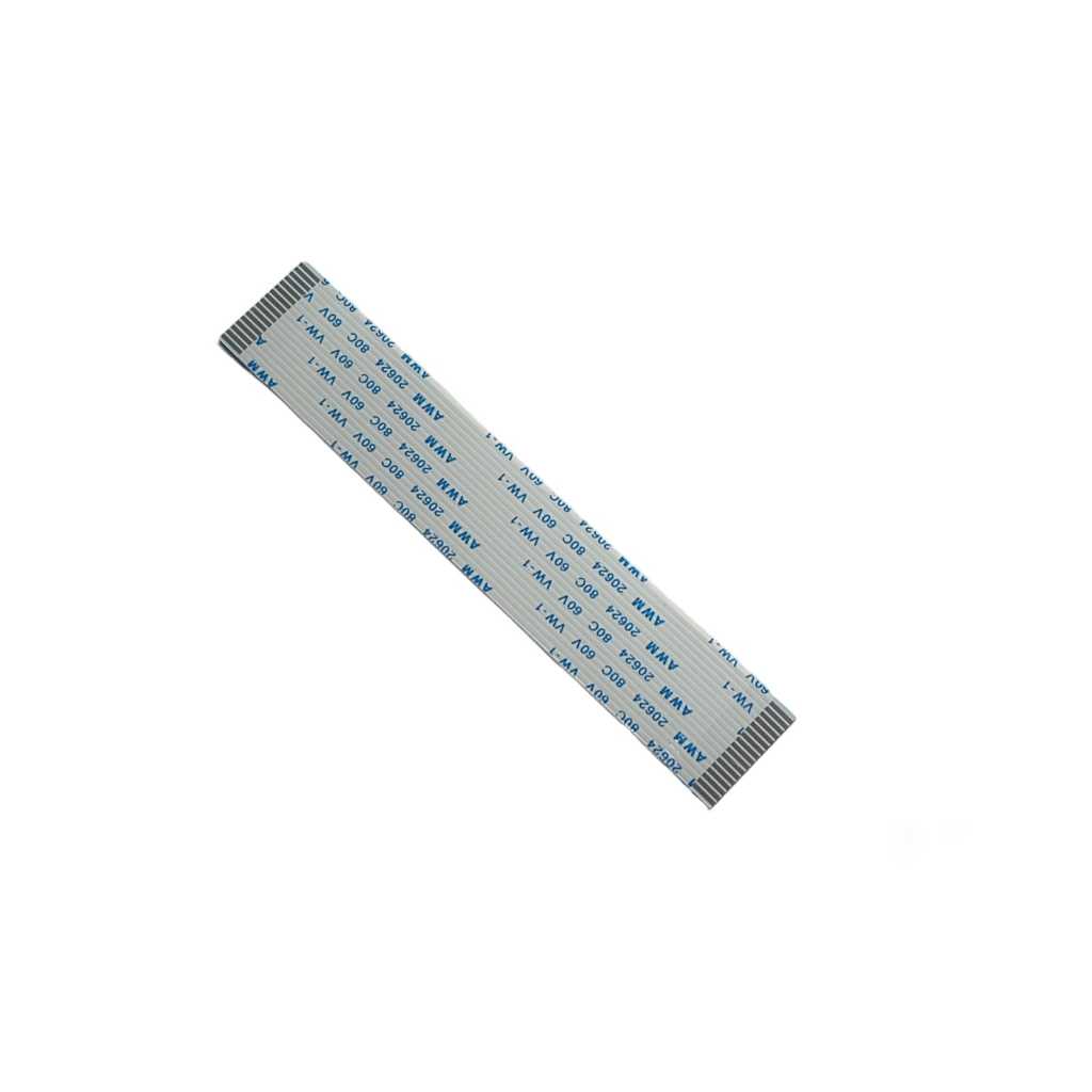Cabo Flat 17 Vias Normal Passo 1.0 mm Larg. 1.8cm X 10cm Compr ...