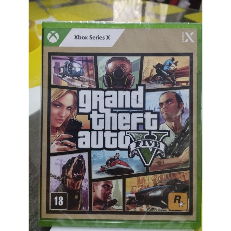 GTA 5 GTA v Xbox series x novo lacrado pronta entrega