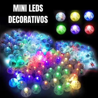 MINI LEDS REDONDOS PARA ENFEITES FESTAS ILUMINAÇÃO DECORAÇÃO LED PARA BALÕES MINI RGB