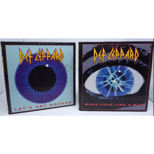 2 Cds - Def Leppard - Make Love Like A Man/ Let's Get Rocked | Shopee ...