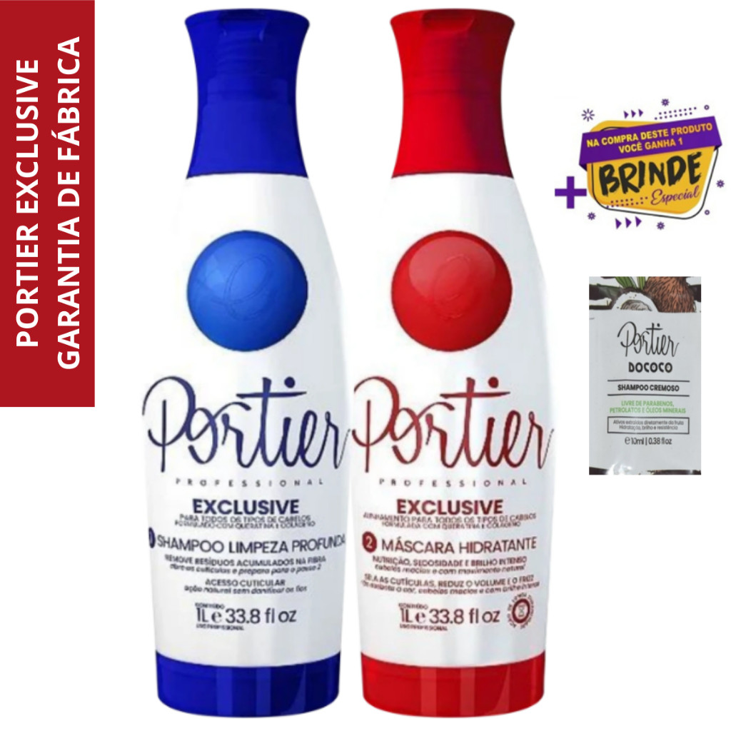 Escova Progressiva Exclusive Portier (2x1000ml)
