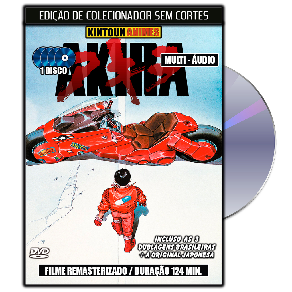 Filme Akira (1988) Remasterizado e Dublado (Multi-Áudio) | Shopee Brasil